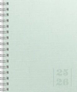 Kalender 2025-2026 Senator A6 Textile grön