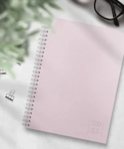 Kalender 2025 Senator A5 Textile rosa