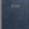 Kalender 2026 Senator A5 Twist blå