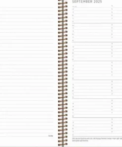 Kalender 2025 Stor Veckokalender Twist beige