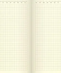 Kalender 2025 Stor Veckokalender Forma Deluxe svart