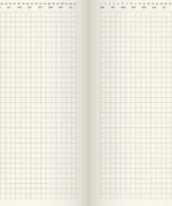 Kalender 2026 Stor Veckokalender Forma Deluxe brun