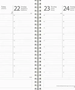 Kalender 2025-2026 Study A5 Story Blomma
