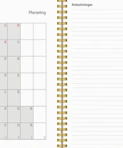 Kalender 2025-2026 Study A5 Story Äng