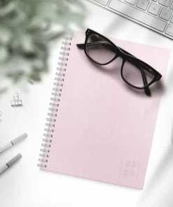 Kalender 2025-2026 Study A5 Textile rosa