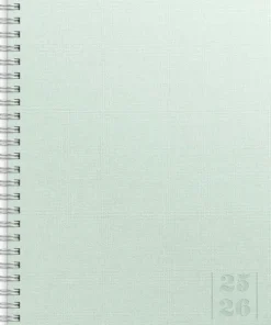 Kalender 2025-2026 Study A5 Textile grön
