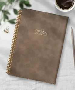 Kalender 2025-2026 Study A5 Twist mocca