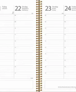 Kalender 2025-2026 Study A5 Twist mocca