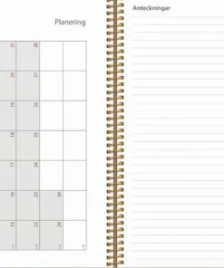 Kalender 2025-2026 Study A5 Twist mocca