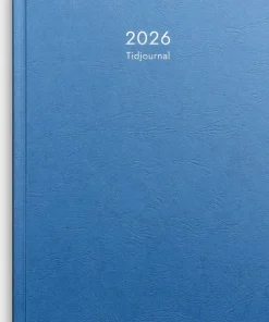 Kalender 2026 Tidjournal blå kartong