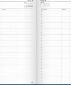 Kalender 2026 Tidjournal blå kartong