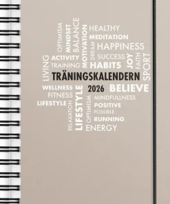 Kalender 2026 Träningskalendern A6 2i1