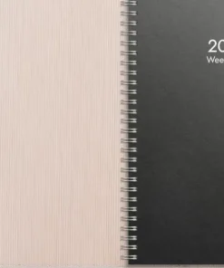 Kalender 2025 Weekly A5 beige konstläder Amelia