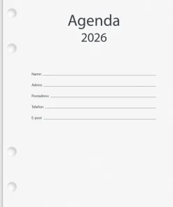 Kalendersats 2026 Regent Agenda