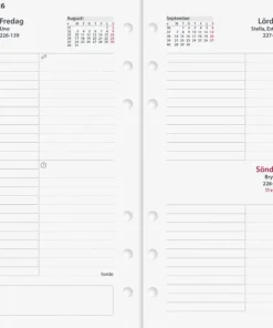 Kalendersats 2026 Regent Agenda