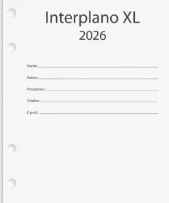 Kalendersats 2026 Regent Interplano XL