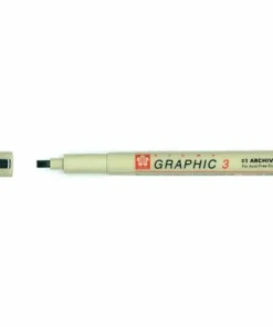 Kalligrafipenna 3mm Pigma Graphic svart
