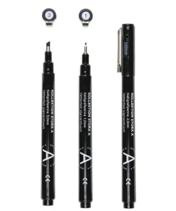 Kalligrafipenna 1/2/3mm svart