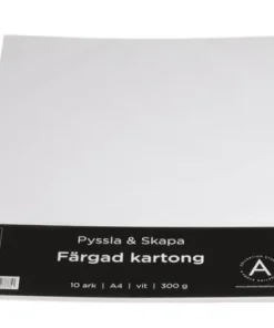 Kartong A4 300g 10 ark vit
