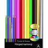 Kartong A4 220gram 60 ark i 15 olika färger