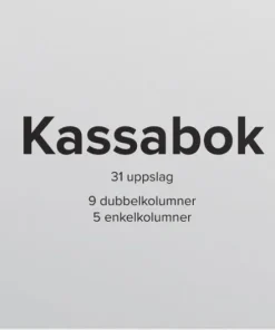 Kassabok A4L