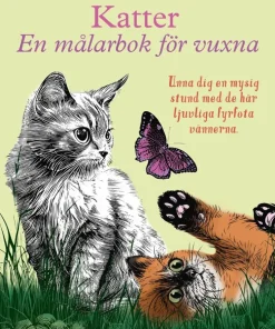 Katter : en målarbok för vuxna