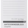 Klammerblock A6 linjerad