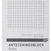 Klammerblock A6 rutad