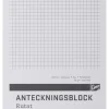 Klammerblock A5 rutad