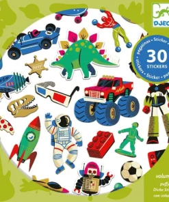Klistermärken Retro Toys