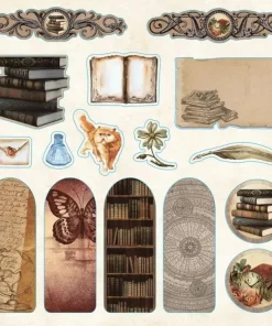 Klistermärkesbok - Bibliophelia Ephemera