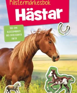 Klistermärkesbok : Hästar