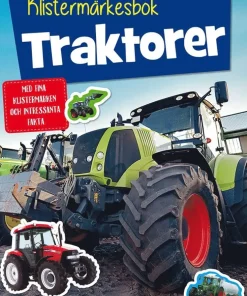 Klistermärkesbok: Traktorer