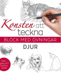 Konsten att teckna : block med övningar - djur