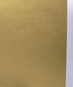 Kort A7 dubbla stående 5-pack guld