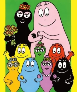 Kort Barbapapafamiljen