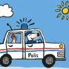 Kort Mollys polisbil