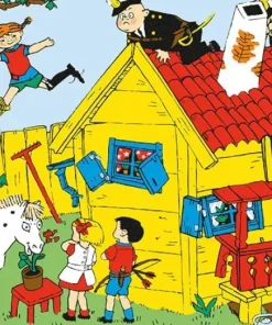 Kort Pippi Långstrump poliser