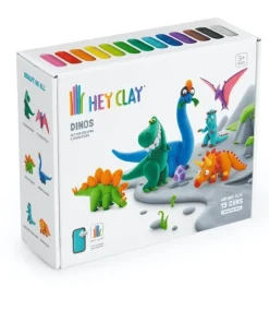 Leklera Hey Clay Dinosaurier 15 burkar