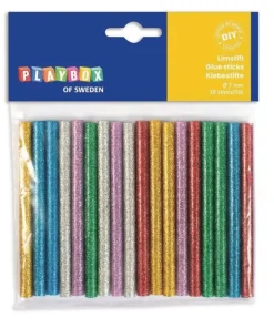 Limstänger 7mm 18-pack glitter