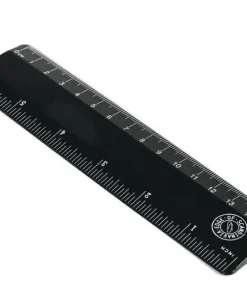Linjal 15cm svart