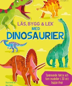 Läs, bygg och lek med dinosaurier : innehåller fem modeller att bygga