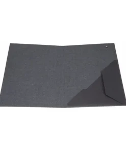 Mapp A4 Paulina canvas svart