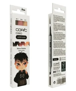 Marker Copic Ciao Layer & Mix 3-pack - Warm Palette