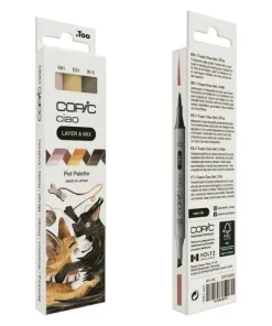 Marker Copic Ciao Layer & Mix 3-pack - Pet Palette