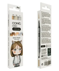 Marker Copic Ciao Layer & Mix 3-pack - Mellow Palette