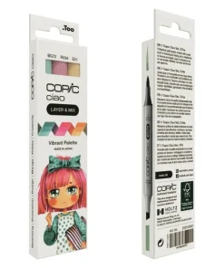 Marker Copic Ciao Layer & Mix 3-pack - Vibrant Palette