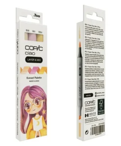 Marker Copic Ciao Layer & Mix 3-pack - Sunset Palette