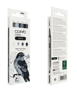 Marker Copic Ciao Shade 4-pack - Dark Cool Grey