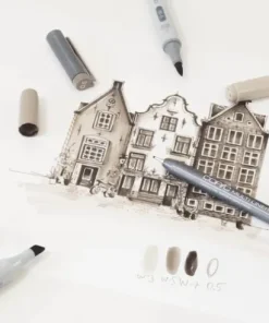 Marker Copic Ciao Shade 4-pack - Dark Warm Grey